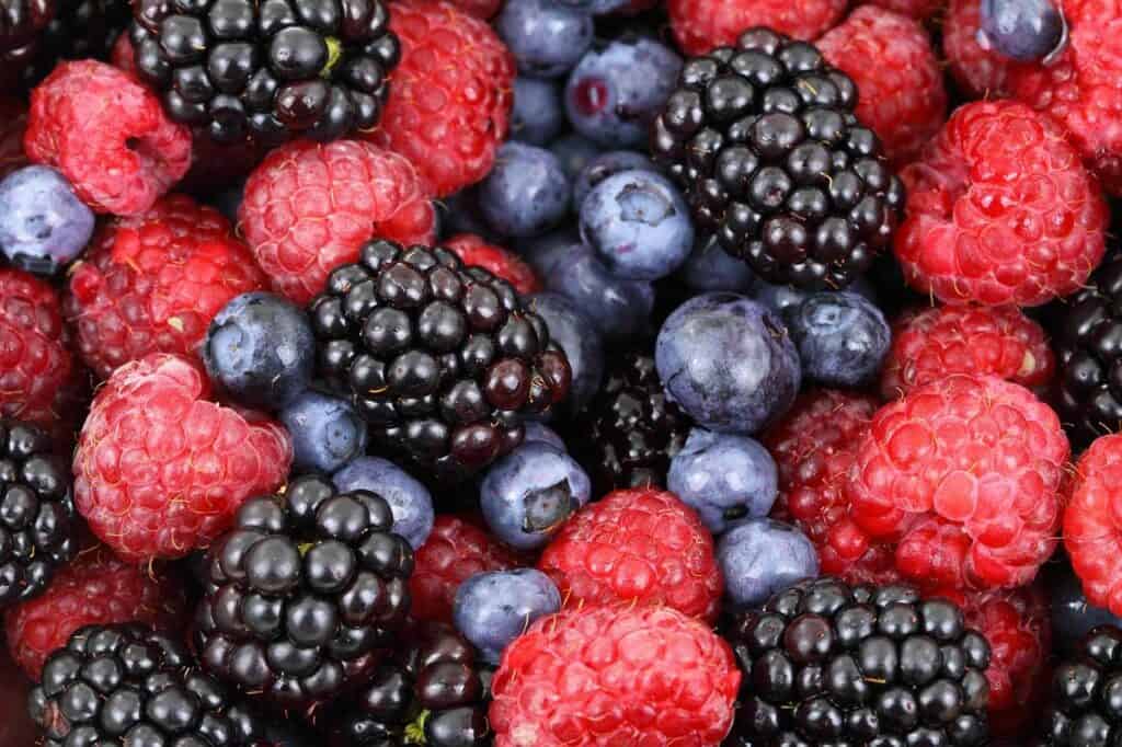 Medley of fresh berries