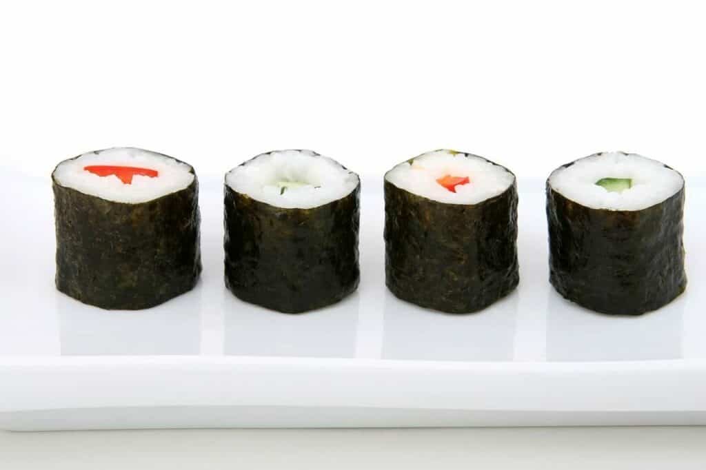 Variety of sushi
