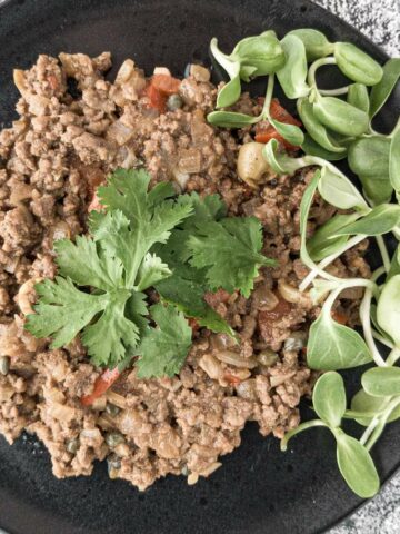 Puerto Rican Picadillo.